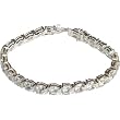 Link Braclet Sterling Silver Jewelry 7.25 inches (brclt228)
