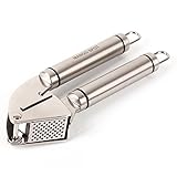 Mango Spot Heavy Duty Solid Stainless Steel Garlic Press, Crusher, Mincer