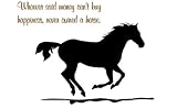 Horse vinyl wall decal-horse quote sticker-26 X 17 inches-by aluckyhorseshoe