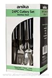 HOUSEWARES - CUTLERY SET 24 PIECE ON STAND - SET
