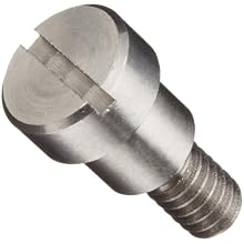 303 Stainless Steel Shoulder Screw, Slotted Drive