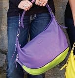 Isabella's Journey Purple / Green Color Pop Handbag Tote Bag