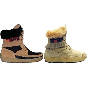Tecnica Ladies Apres Ski Boots Size 7 BEIGE