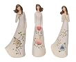 Angel with butterfly designs, large 3 assorted