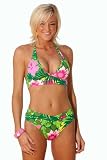 Lotus: Wrap Halter Swimsuit Top