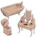 Bathroom Scale
Bathroom Dollhouse Furniture Set 3D Wood Construction Kit, 1/4 Scale