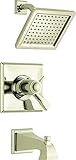 Delta Faucet T17T451-PN Dryden TempAssure 17T Series Tub and Shower Trim, Polished Nickel [並行輸入品]