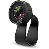 LENSOUL 3 in 1 Clip-on Cell Phone Camera Lens Kit, 180 Degree Fisheye Lens+Wide Angle Lens+10x Marco Lens for Iphone/Samsung/All Other Smartphones