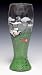 Lolita 19th Hole Mini Pilsner Handpainted Glass Ornament