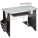 Techni Mobili Tempered Glass Computer Desk - Espresso