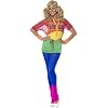 80er Jahre Kost�m Kleid Aerobic Popstar Stirnband f�r Damen Damenkost�m Gr. S / 36 - 38