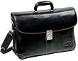 Bugatti Broadway Leather Briefcase W/stitching