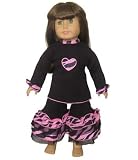 New Zebra Cha Cha Outfit fit AMERICAN GIRL DOLL clothes