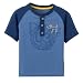 GK Infant Boys' Dog S/S Baseball Henley Blue