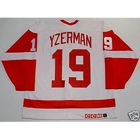 Buy STEVE YZERMAN Red Wings AUTHENTIC CCM ULTRAFIL JERSEY