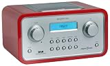 Review Tangent 11130 / Tangent 11130 TRIO red high gloss Dab Radio with alarm clock