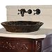 American Bath Factory P5-EOB-1OB-ML Sicily Art-Cast Metal Bowl and Faucet Package, Sink in Old World