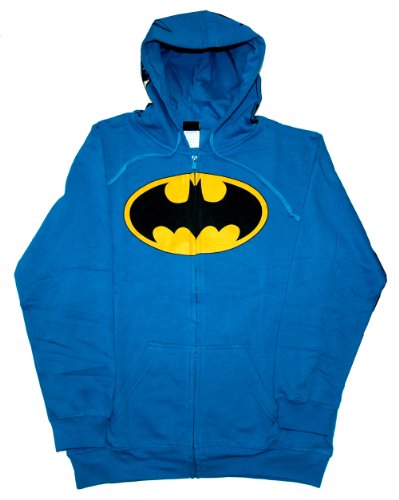  Batman Logo DC Comics Super Hero All View Costume Zip Up Hoodie