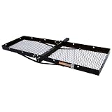 Curt Manufacturing 18121 2 Piece Tray Cargo Carrier, Folding Shank by Curt
