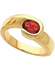 18K Yellow Gold Ruby Ring -- LIFETIME WARRANTY