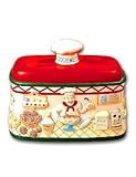 Fat Chef Breadbox Bistro Canister Toast Jar