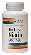 No Flush Niacin-500 500 mg By Solaray - 100 Vegetable Caps