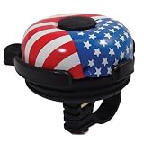 41rh8icojmL. SL160  Summit American Flag Bicycle Bell   Black   #301 040