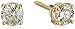 14k Diamond with Screw Back and Post Stud Earrings (J-K Color, I2-I3 Clarity)