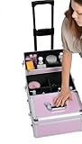 Beauty-Boxes Riva Bella Pink Cosmetics and Make-up Trolley