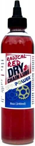 SpinPower Radical Red Dry Chain Lube - 8 ounce (240ml)