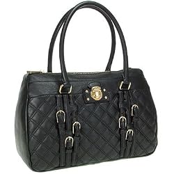 Marc Jacobs Damen Quilted Satchel Bag Tote Black