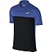 Nike Golf CLOSEOUT Men's Icon Color Block Polo (Game Royal/Black) 725527-481 (Large)