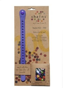 Shainsware Shains Bracelet with 100 Elements, Violet by Shainsware