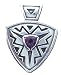Large Solid Sterling Silver Pendant featuring Amethyst