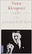 Lti, la langue du III�me Reich