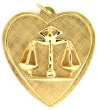 Libra, 14K Gold Charm