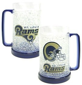 St. Louis Rams Crystal Freezer Mug