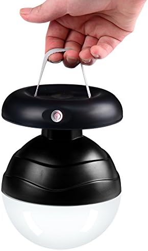 Senyoo Portable LED Table Lamp / Night Light for Home, Indoor and Outdoor - Black