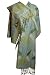Elegant Sage Reversible Paisley Pashmina Silk Shawl Wrap