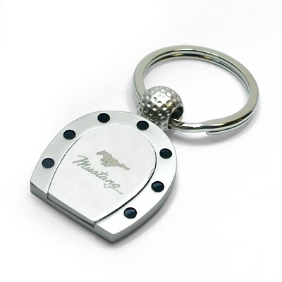 Ford Mustang Horseshoe Key Chain
