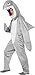 Smiffy's Men's Shark Costume with Bodysuit and Hood
