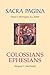 Colossians and Ephesians (Sacra Pagina series-paperback) (Volume 17)