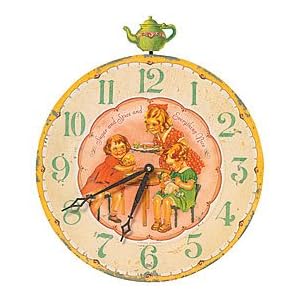 Timeworks 13 Storytime Wall Clock, Little Girls