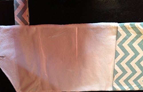 Yellow Button Baby Changing Pad Clutch chevron