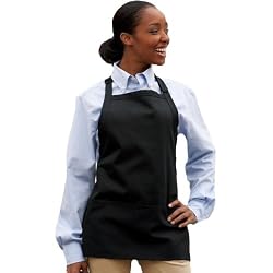 Uncommon Threads Adjustable Bib Apron with 3 pockets