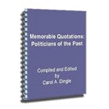 Memorable Quotations: Politicians of the Past