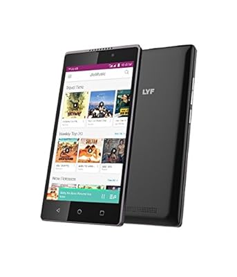 LYF WIND 7i - Dual Sim 4G VoLTE (Black, 1GB RAM, 8GB ROM) with Android 6.0 Marshmallow