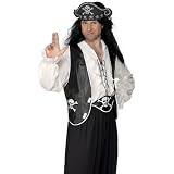 New Adult Mens Pirate Buccaneer Set Fancy Dress Costume