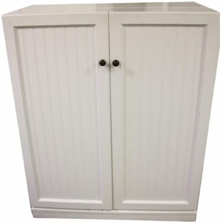 Craftrite Scrapbook Storage Organizer The SewingBox Beadboard White Tote Color: Black