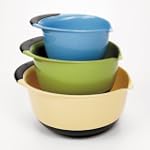 SAVE $3.00 - OXO Good Grips 1169600 3-Piece Mixing Bowl Set, Blue/Green/Yellow $24.95
